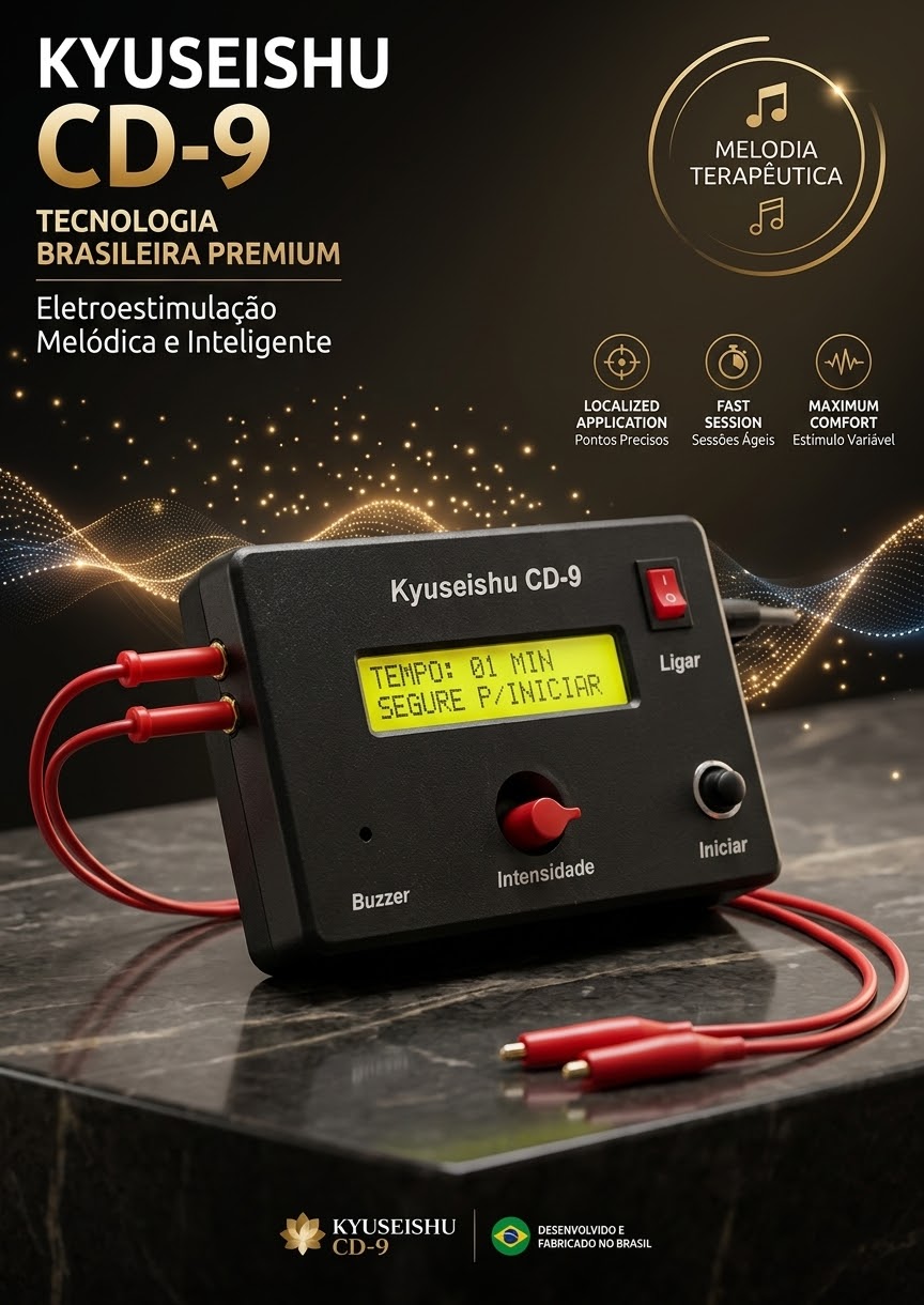 Kyuseishu CD-09, equipamento brasileiro de eletroestimulação com modulação sincronizada por áudio